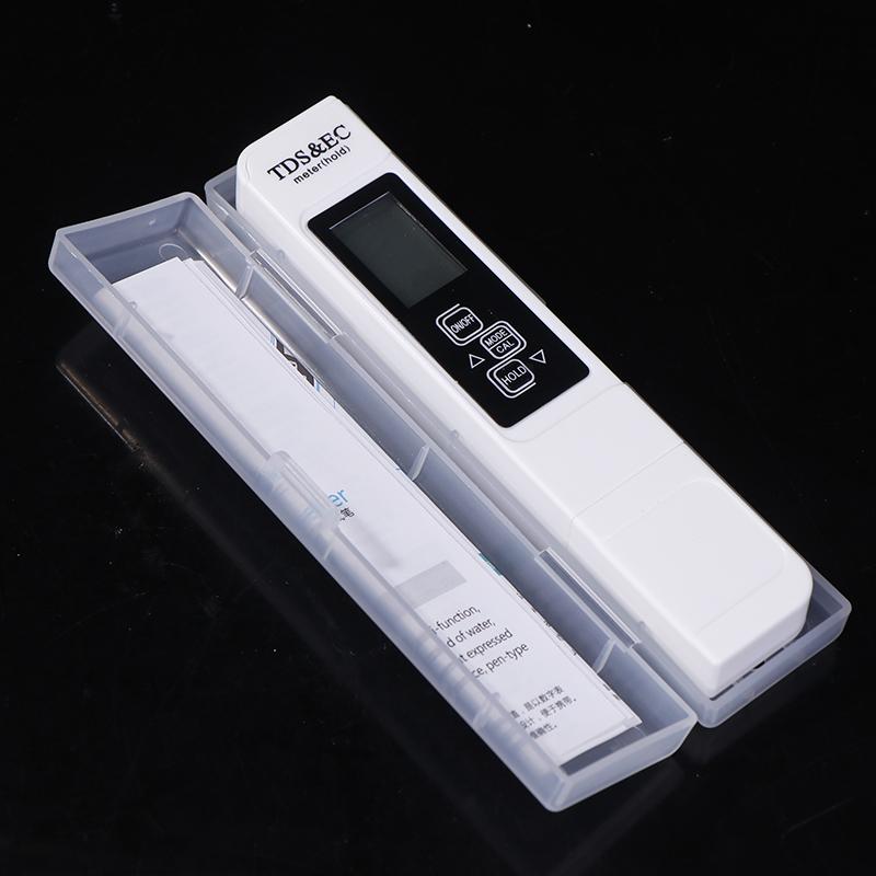 Professionelles 3-in-1 Messgerät Wasserzähler Tds Ec Temperaturmessgerät Digitales LCD Wasserteststift Reinheitsfilter Wasserqualität