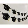 Graduation Grad Caps Banner Graduation Decorations Class Party Supply