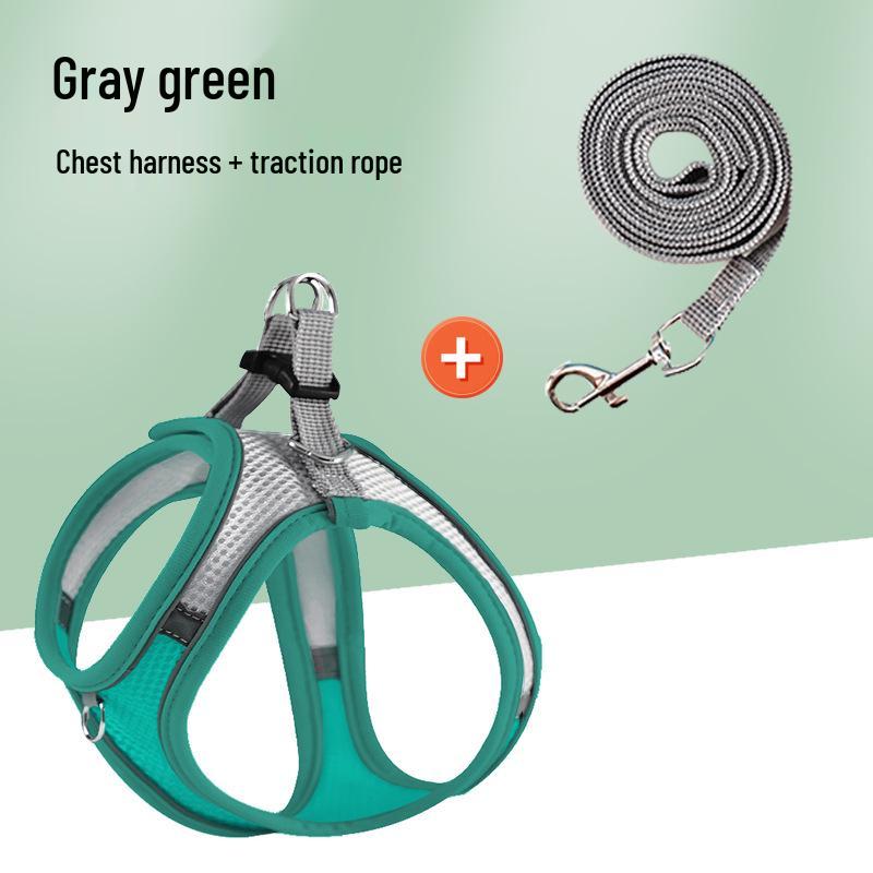 Outdoor Anti-Escape Vest-Style Harness for Cats and Dogs
