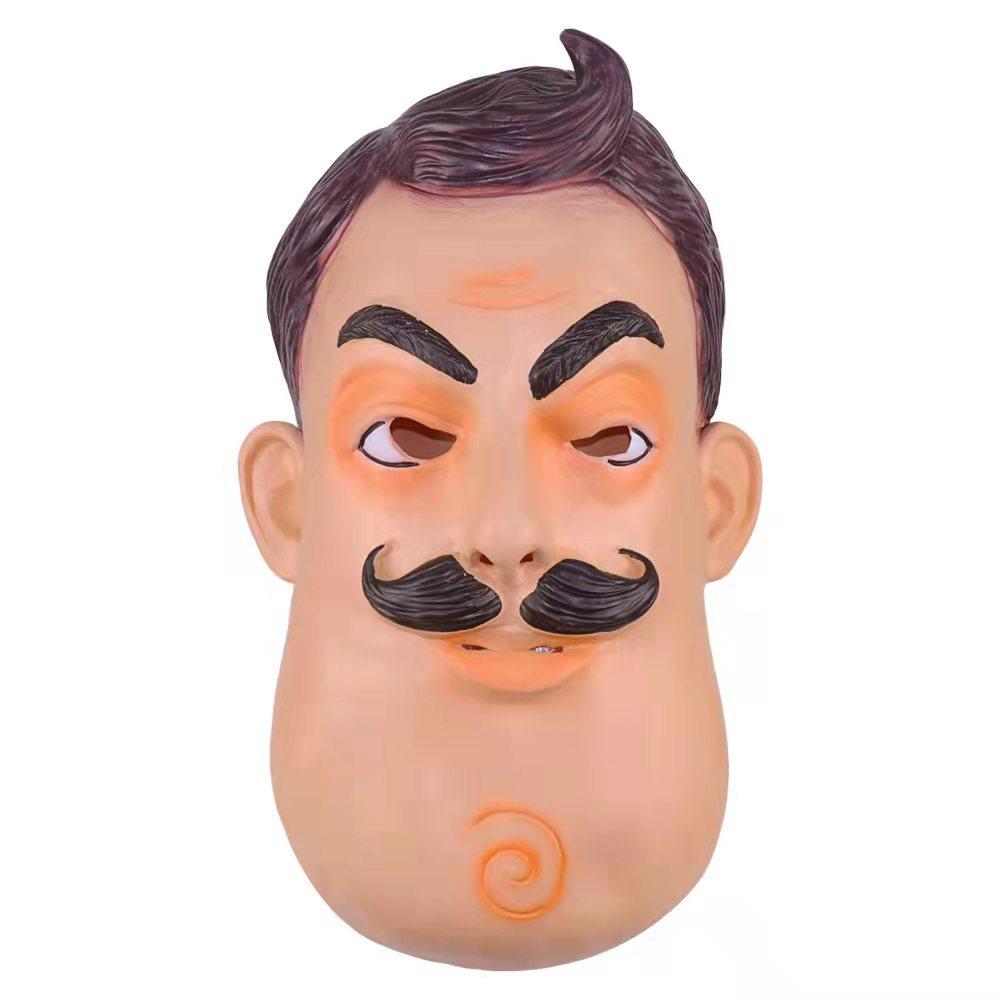 Popular game Hello My Neighbor Mask Halloween funny mask Hello Neighbor headgear Good Neighbor Mask