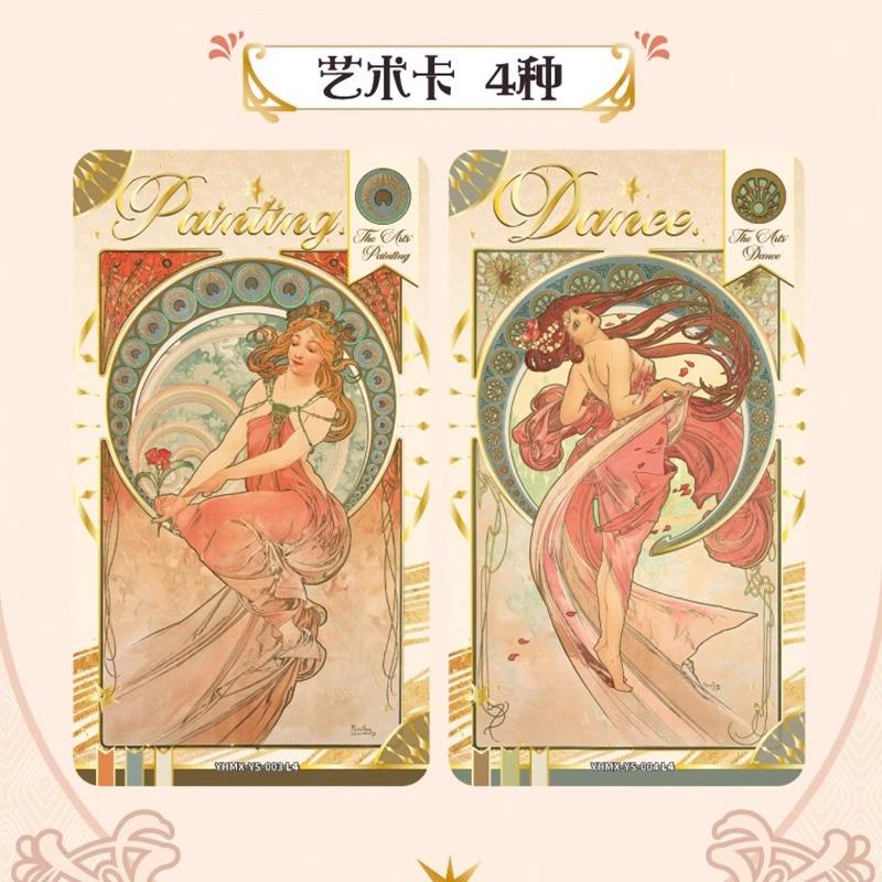 Official Timeless Mucha Card Floral Fantasy Series Vol.1 Heritage Collection Full Box Premium Cards Anime Peripherals Gift