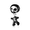 Authentic Original Copper Metal Halloween Perfect Gift Black Cat Spider Skull Pumpkin Ghost Bead Components Charm Bead Components Designed For Pan