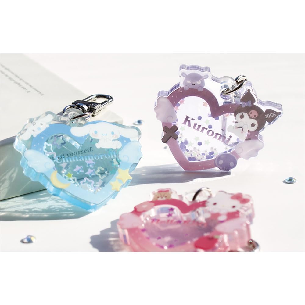 Tees Factory Sanrio Heart Shaker Keychain Kuromi