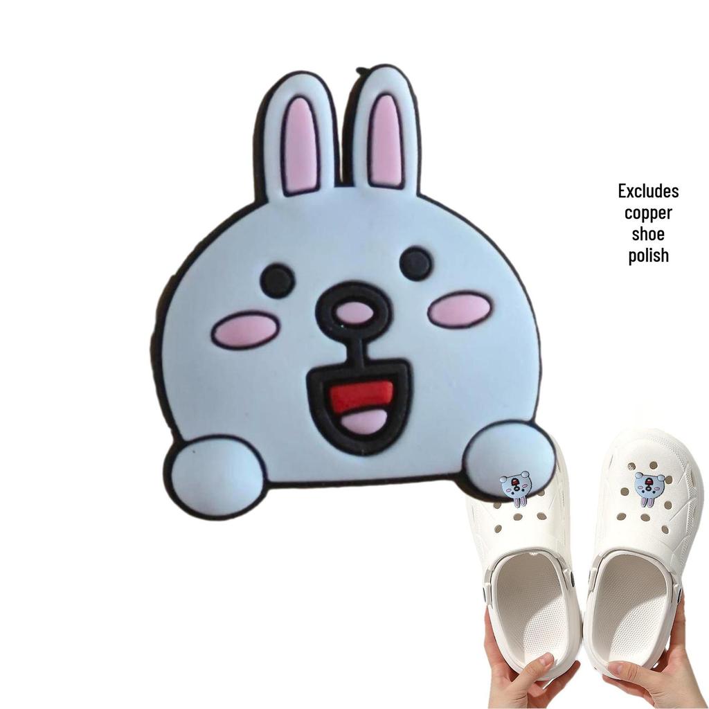 Rabbit Shoe Accessories: Cartoon PVC Charms for DIY Hole Shoes