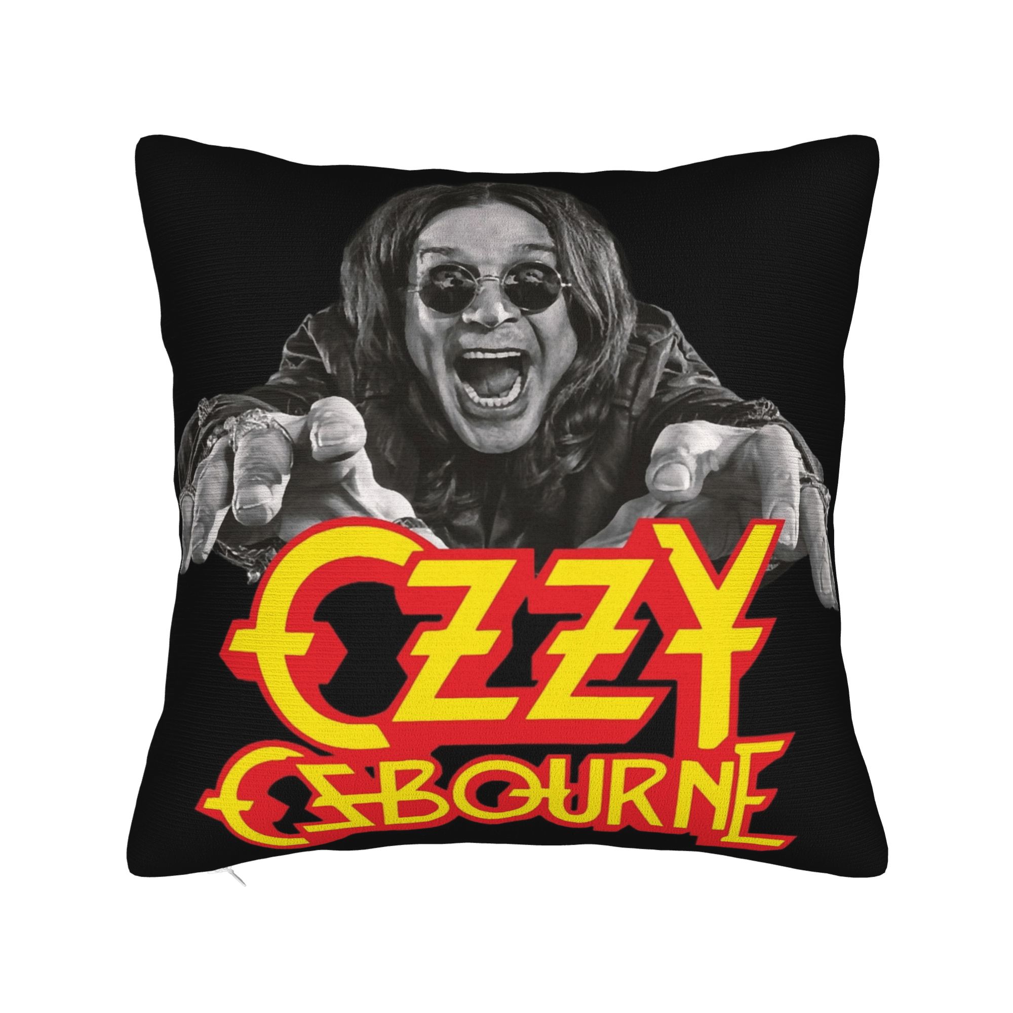 

Ozzy Osbourne Pillowcases Morden Pillow Case For Living Room Chair Soft Pillow Cover 12x12Inch