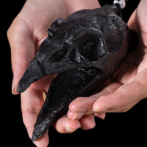 Small Death Whistle - Realistic Screaming Aztec Death Whistle | Crow Mouth Design Whistle, Prank Halloween Ornament, Authentic Aztec War Whistle, Coll