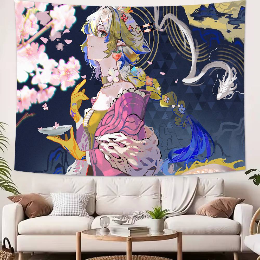 Popular Video Gaming Cool Fashion Arknights Tapestry Popular Room Decoration Wall Tapestry Art Room Home Decor Wall Art Decor
