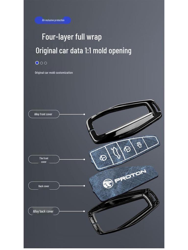 24-Inch Protective Key Cover & Accessories for Proton X70/X50 Cars