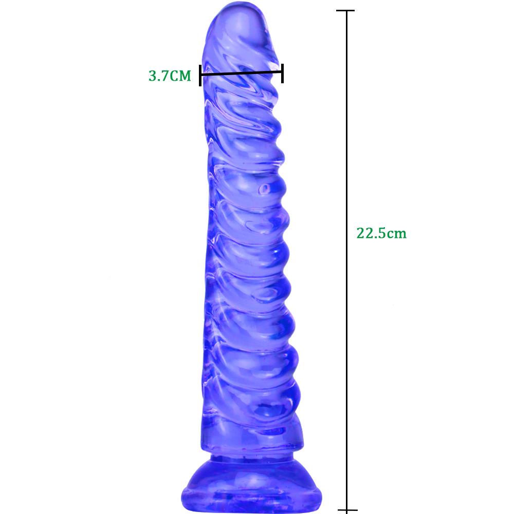 Dildo TPE pentru femeie, masturbator cu ventoză, masaj, vagin, jucărie sexuală pentru adulți