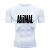 Men's Quick-drying Sports T-shirt Training Clothes Summer Fitness Stretch Breathable Short-sleeved Workout Tops Sweat Absorbing Tight Fit