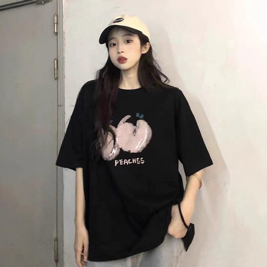 Large size fat mm salt long-sleeved bottoming shirt for women, black, sweet and cool inside, spring and autumn loose white t-shirt, trendy clothes on