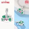 Copperheart Beads Lucky Four Leaf Clover Series Symbolcharm Fit Original Bracelet Diy For Women Fine Jewelry Gift