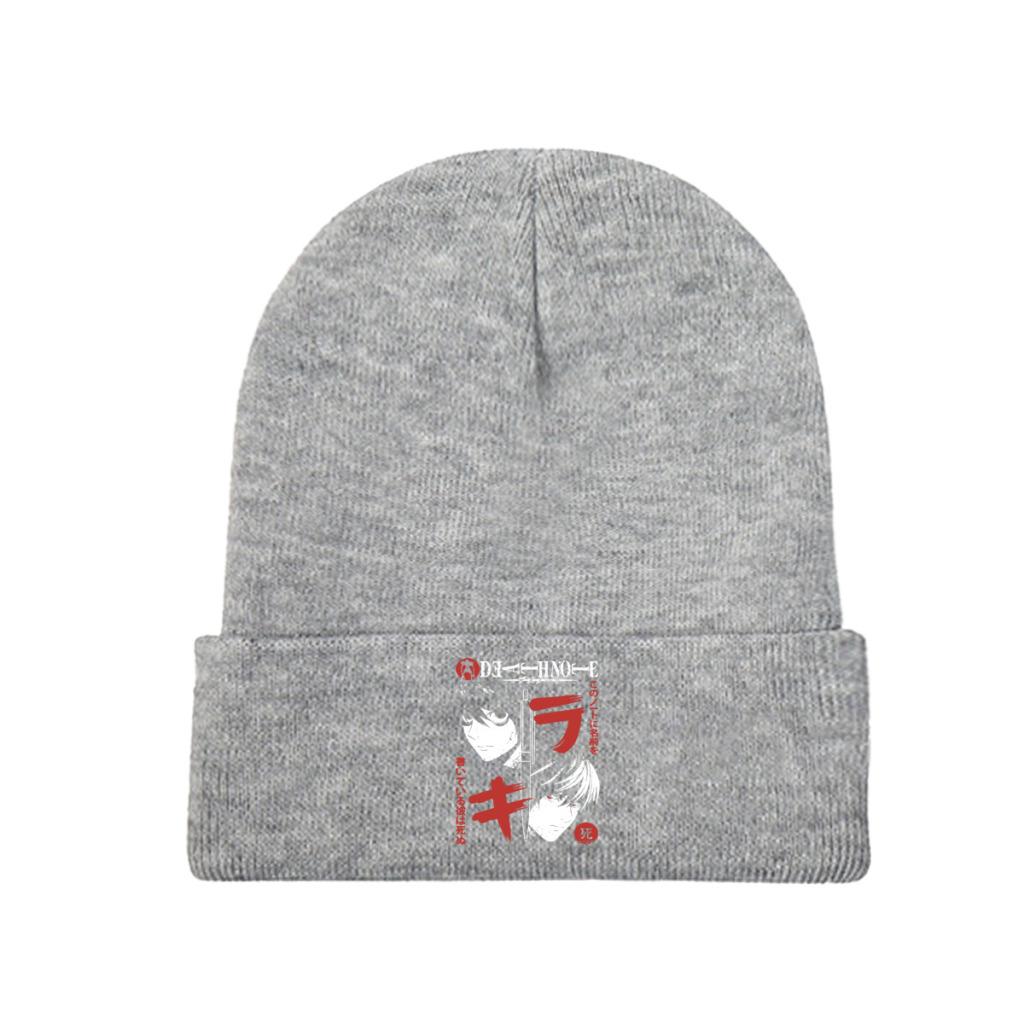 Death Note Pencil Strickmütze Beanies Herbst Wintermütze Warme Unisex Hip Hop Cap für Unisex Frauen Geschenk