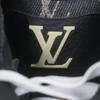Great LOUIS VUITTON Low cut sneakers black Monogram denim mens 7 1ACQL7 Used
