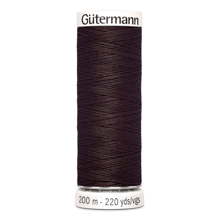 Fil tout textile - GUTERMANN - 748277-23 - 200m - 1 bobine - Couleur noire