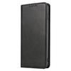 For Samsung Galaxy S10 Calf Texture Wallet Phone Cover Auto-absorbed Magnetic Leather Stand Phone Case