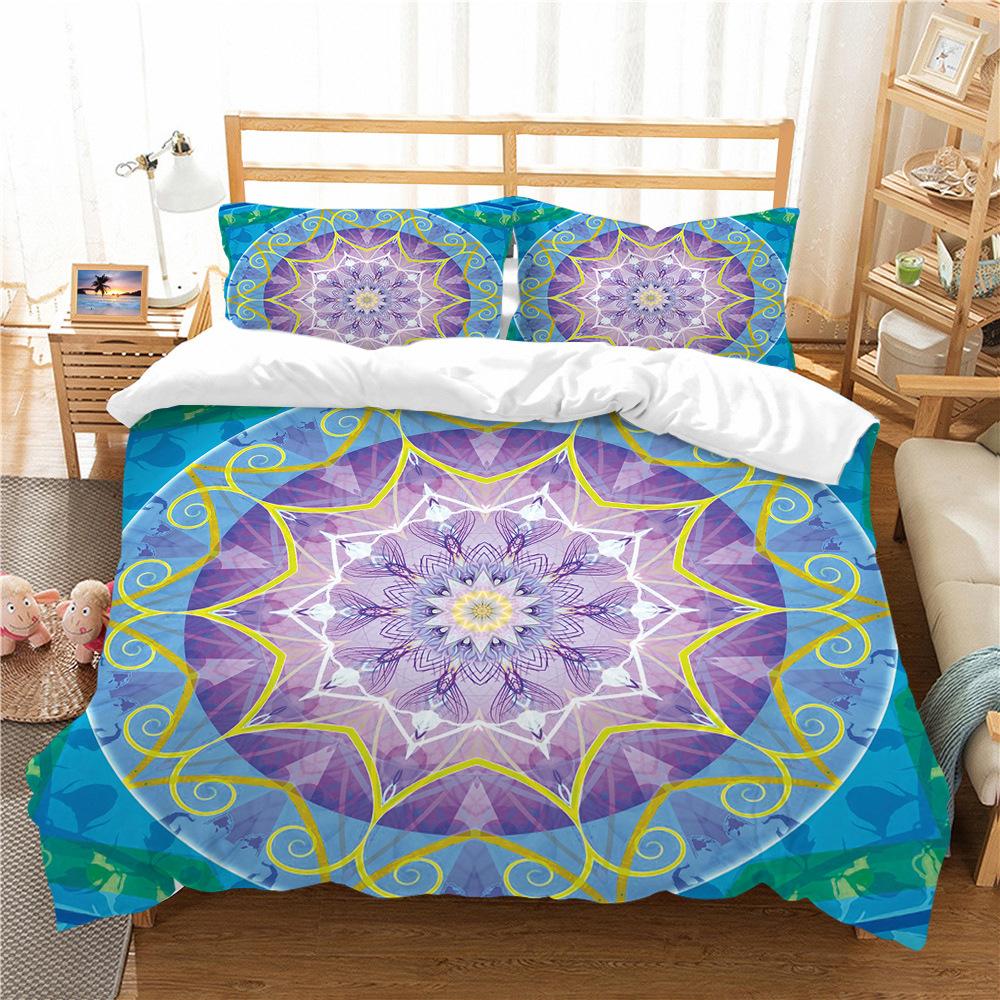 Bohemian 3D Digital Printing Bedding Two Three Piece Set Polyester