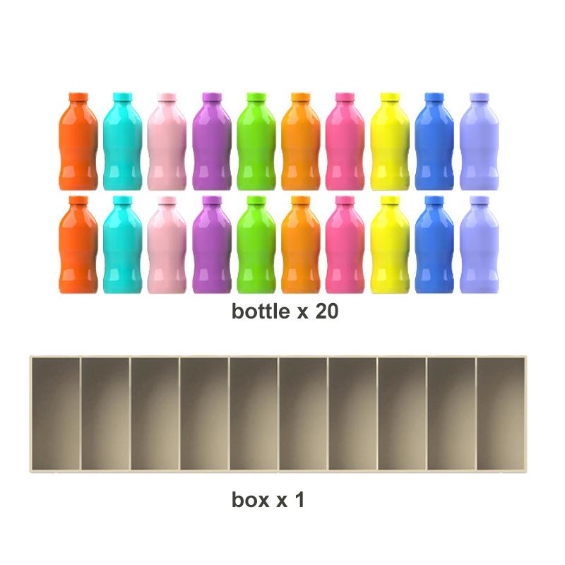 

Colour Match Playthings Designed For Early Childhood Guessing Memory Training Interactive Plate Activity Puzzle Xmas Spooky Holiday Celebration Toy