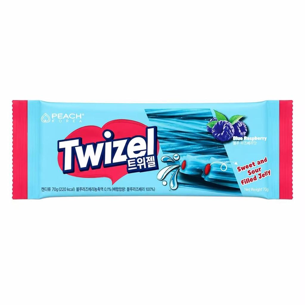 YEM Bonbon Gélifié Longue Bande Myrtille Framboise Fourré 70g