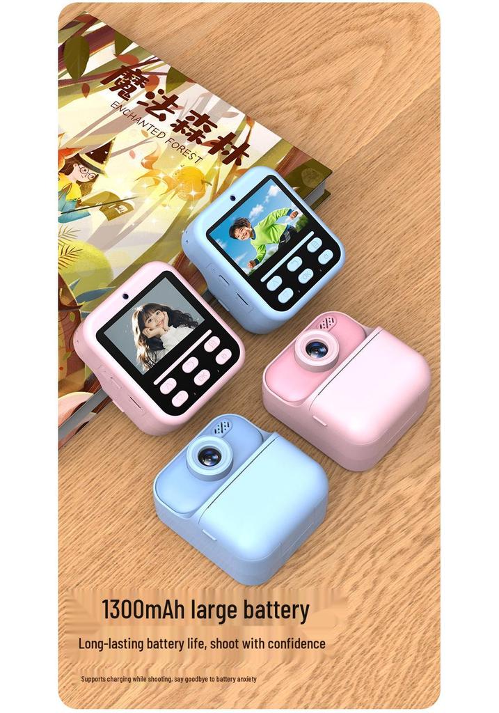 Children's 4800W HD Mini Instant Print Camera