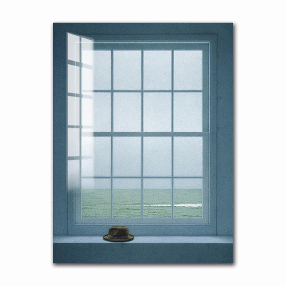 Nordic Window Outside Landscape Poster Interior Scenery Canvas Painting Abstract Wall Art for Room Home Decoration Print Picture