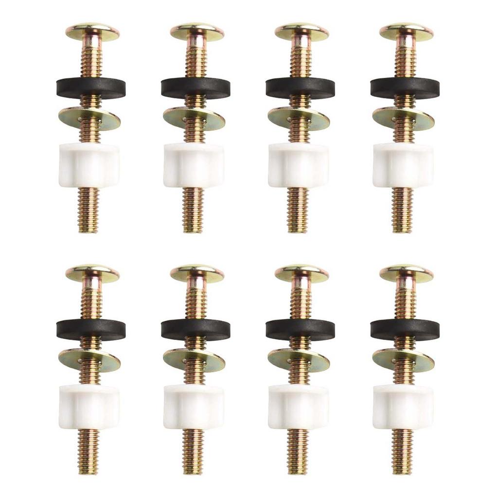 Toilet Seat Screw Set Hinge Bolts Replacement Toilet Seat Bolt Plastic Nuts