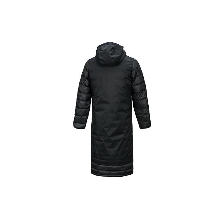 adidas Long Hooded Down Jacket 'Black' Men's BQ6590