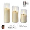 Acrylic Bullet-Shaped Remote-Controlled Flameless Candle Lamp