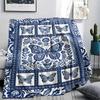 Butterfly Decoration Print Flannel Blanket, High Quality Comfortable for All Seasons, Home Decor, Warmth and Comfort, Perfect for Christmas Gifts30