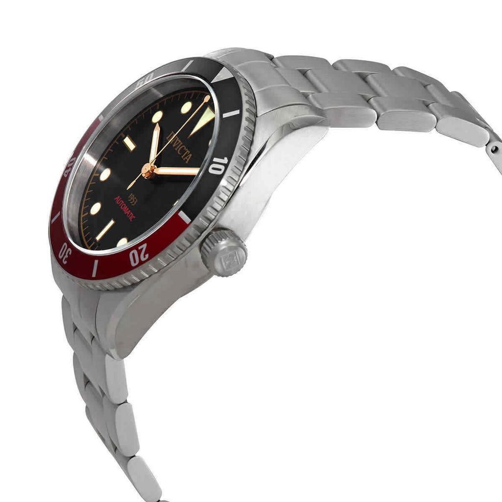 INVICTA Vintage Pro Diver Stainless Steel Black Dial Automatic 34334 200M Men's Watch