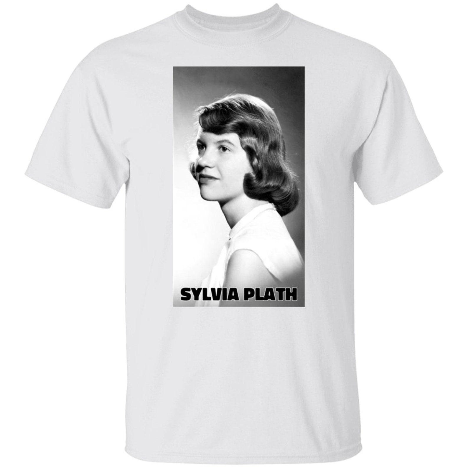 Sylvia Plath Literary Gift T shirt: The Bell Jar Poetry Lover Shirt for Book Fans XL