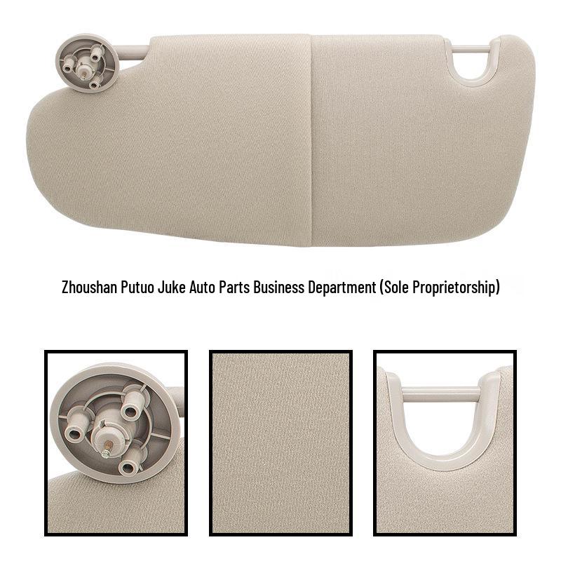 Gray Left Sun Visor for 2002-2009 Dodge Ram 1CT11TL2AA