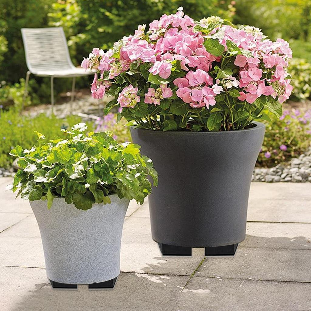 Flower Pot Feet 10 Sets Of Garden Pot Feet Anti-Slip Gardening Pads Hexagon Planter Riser For Daily Living Room Patio Workplace