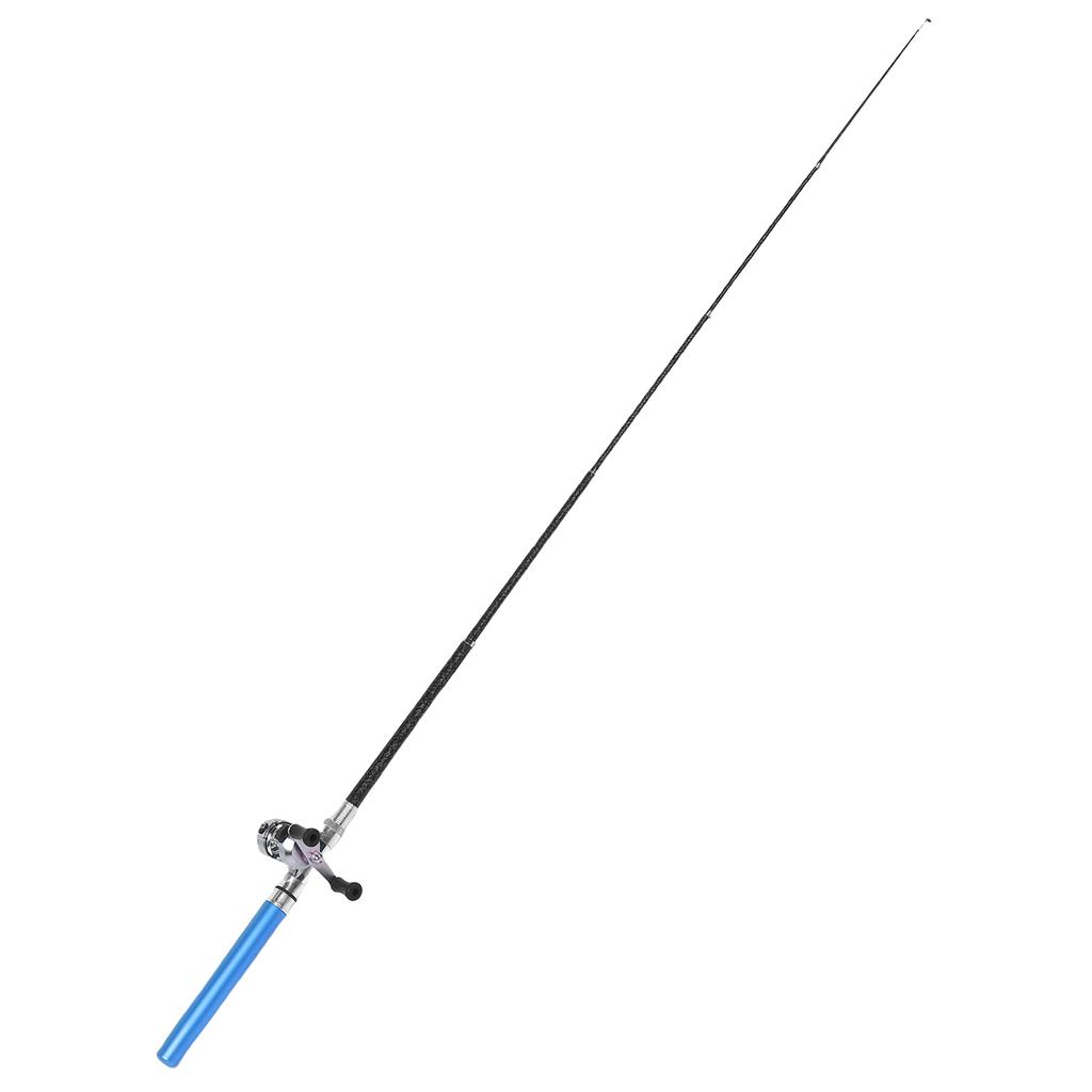Fishing Rod Reel Combo Pen Portable Telescopic Lightweight Fib glass Fishing Rod Pen for Riv Lake