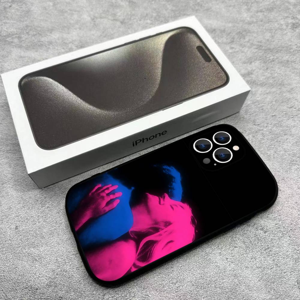 T-TV Girl Band Phone Case For iPhone 17,16,15,14,13,12,Pro,Max,Plus,E,SE4,Air,Mini Black Soft Box