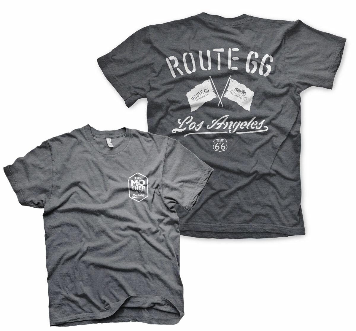 Official License Route 66 Los Angeles Mens T-SHIRT S-XXL Sizes M