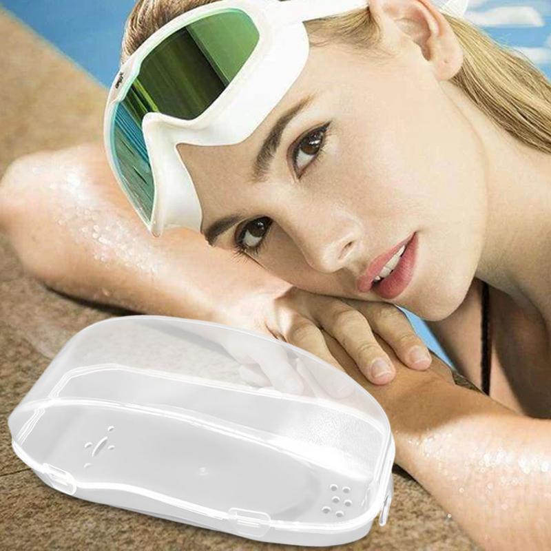 Swimming Goggles Case Diving Goggle Storage Box Portable Protective Case For Diving Glasses Breathable Snorkeling Eyewear