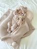 Autumn & Winter Baby Girls Long-Sleeved Sweater and Pants Set with Ruffle Knit Cardigan, Outerwear & Headband, European & American Style