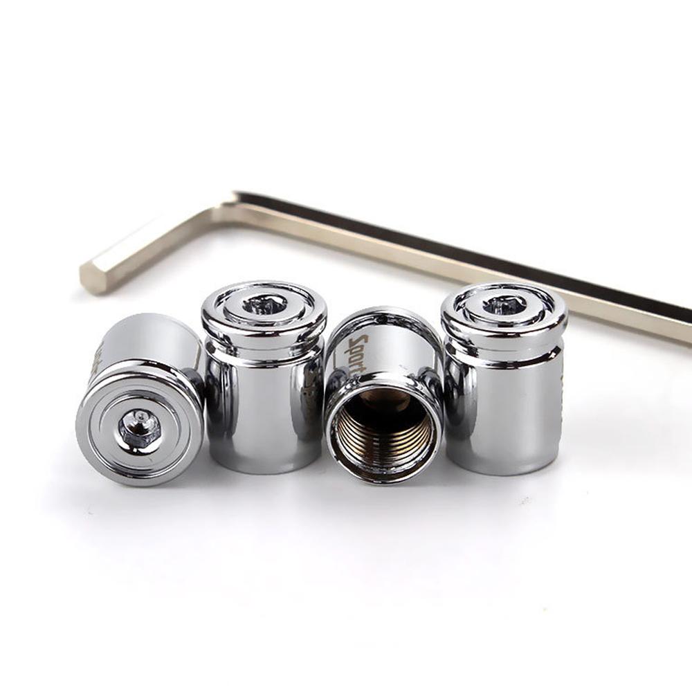 DSYCAR 1Set Anti-theft Sport Tire Valve Dust Caps Dustproof Tire Cap Valve Stem Caps for Cars Bike Moto New Stem Caps1