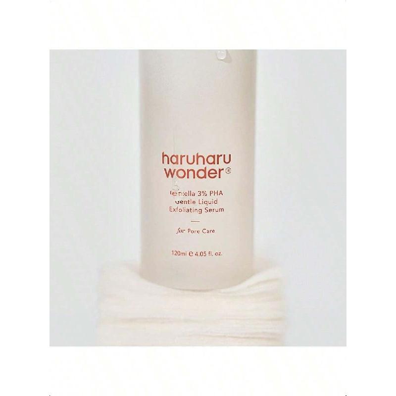 HaruHaru Wonder Centella 3% PHA Mildes Flüssiges Peeling-Serum 120ml | Hypoallergen, PHA-Inhaltsstoffe | Vegan, Tierversuchsfrei, EWG-Grün