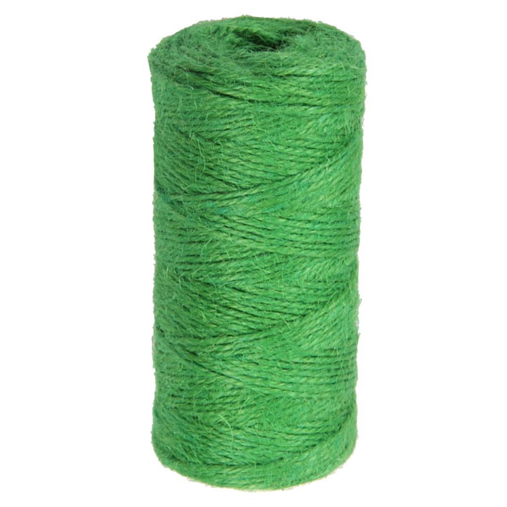 Versatile 100m Jute Cord 2mm String for Crafts DIY Gift Wrapping and Twine Rope Durable and Sustainable