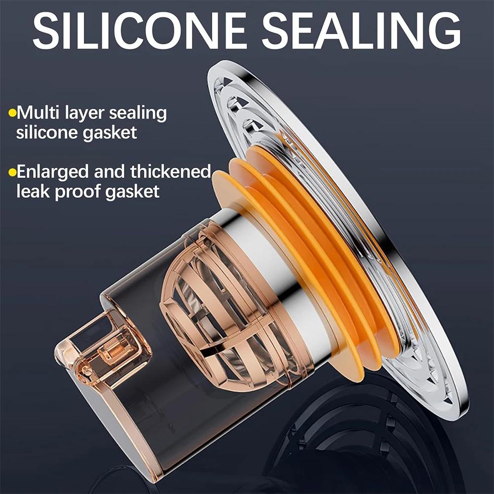 Magnetic Self-Closing Anti-odor Floor Drain Core Shower Floor Strainer Cover Anti-blocking Bathroom Toilet Sewer Kitchen Drain