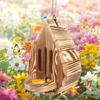 Teardrop Shaped Hanging Butterfly Feeder Rustic Insect Feeder House  Outdoor Garden Use