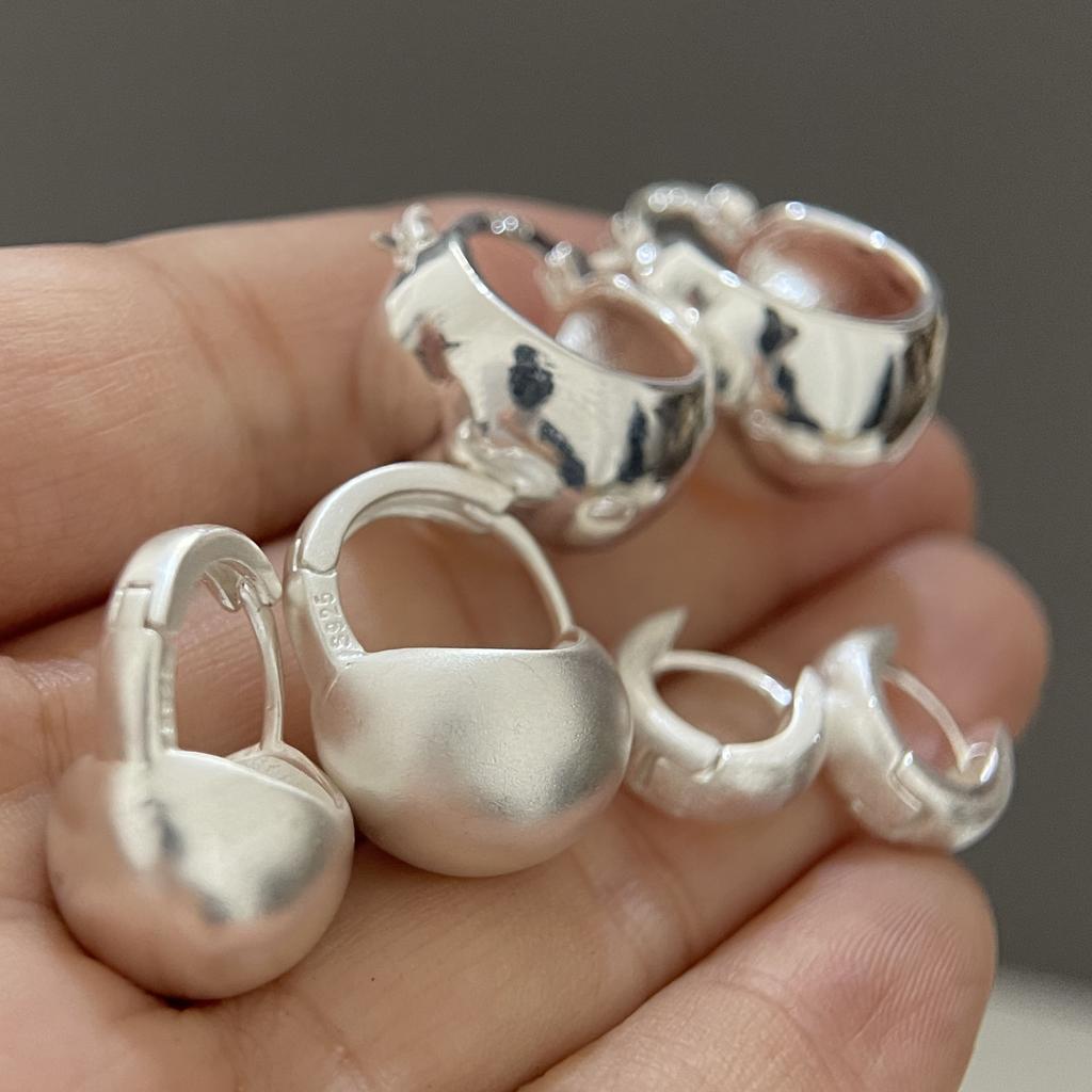 Xiaomi 925 Sterling Silver Earrings For Women Trendy Simple Shinning  Ball Earring Jewelry Prevent Allergy Party Christmas Accessories