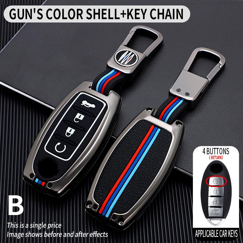 Applicable To The 14th Generation Xuanyi Key Set 2023 Teana Qashqai Qijun Jinke Tuda Car Case Buckle