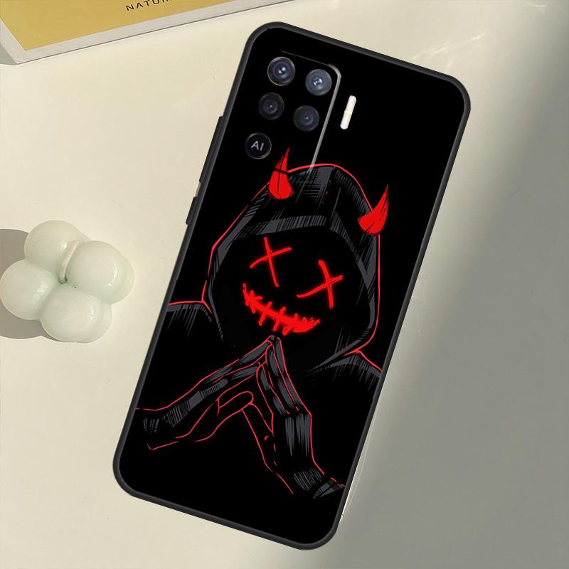 Devil Bad Boy Anime Case For OPPO A53 A53S 2020 A5 A9 A31 A52 A72 A94 A74 A54 A83 A91 A93 A16 A15 Back Coque