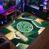 Crystal Velvet Rug Sporting CP Print Custom Name Text Floor Mat Home Decor