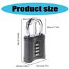 Weatherproof Security Padlock Outdoor Gym Safely Code Lock for Indoor Outdoor