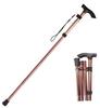 Multifunction Walking Stick Trekking Poles Telescopic Fold Crutches Hiking Stick Crutch Elderly Metal Stick Walking Cane Outdoor