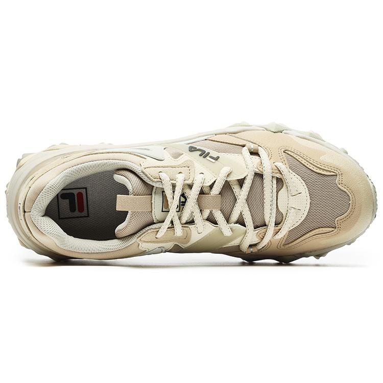 Fila Oakmont 2 Textile, Synthetic Leather, TPU Vintage Low Top Casual Shoes Men's Sandy/Pelican Color Unisex F12M242113FSP